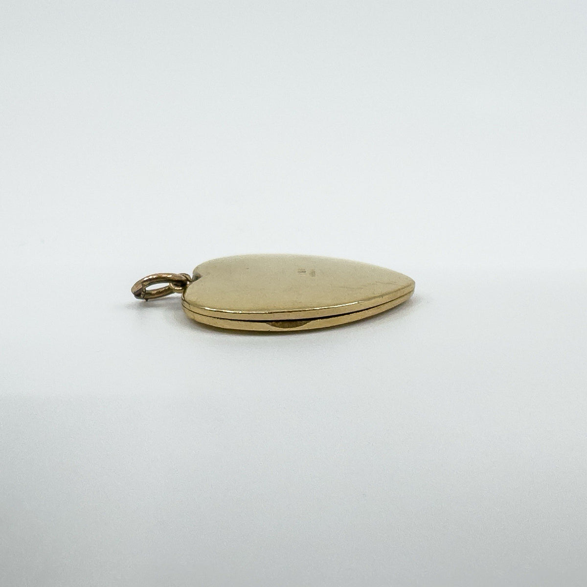 Vintage 9ct Gold Heart Locket Floral / Etched / Scroll Design Engraving 375 5.6g
