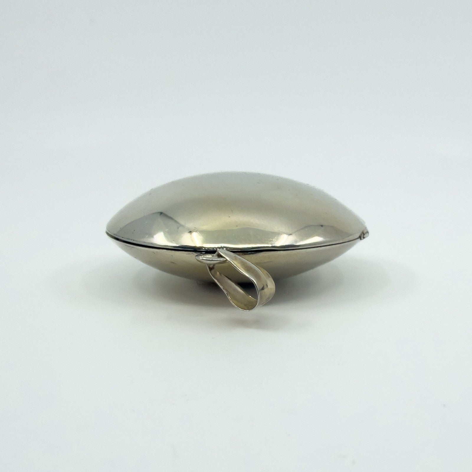 Vintage Sterling Silver Large Chunky Round Photo Locket 925 (1994)