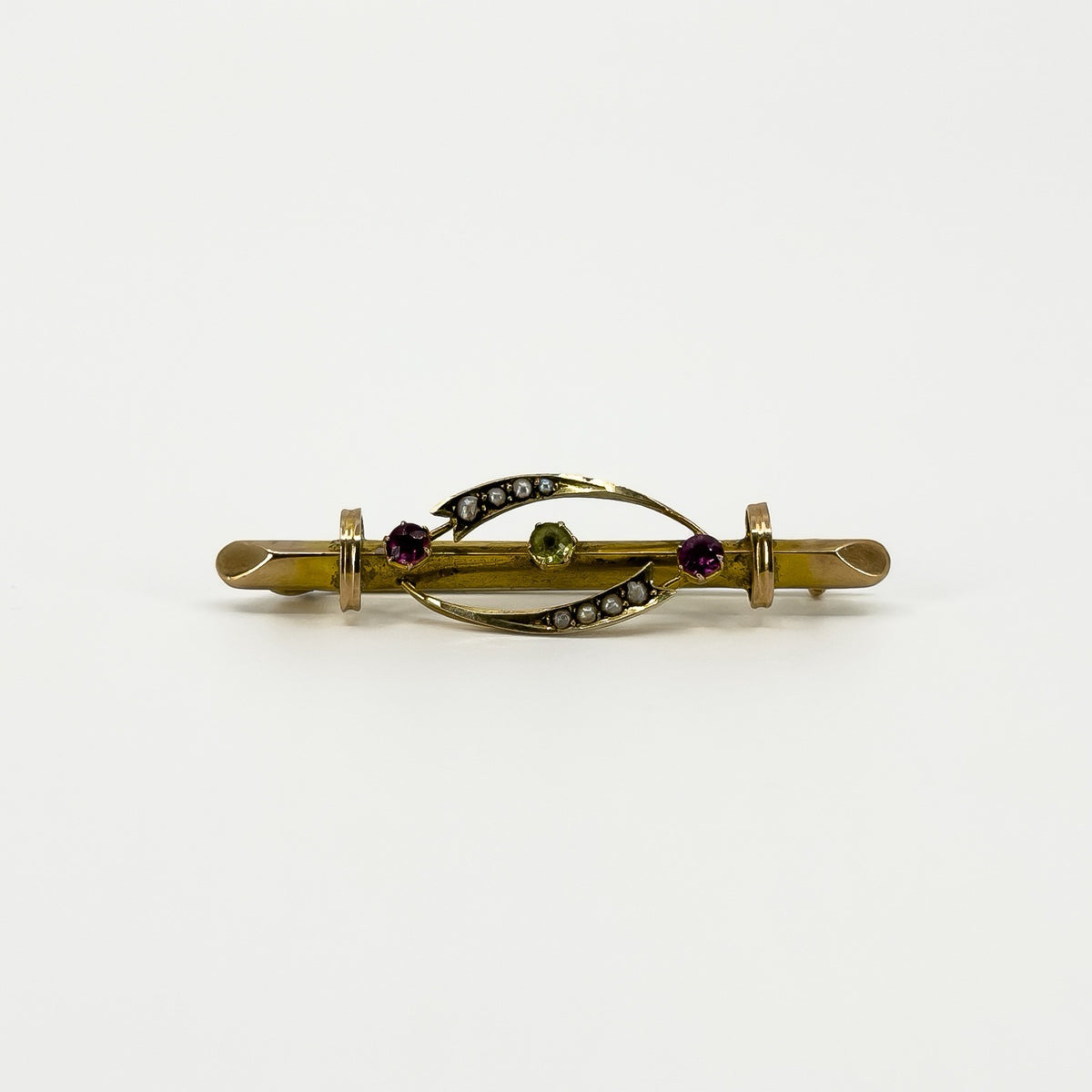 Antique 9ct Gold Suffragette Bar Brooch 375 (Birm 1910)