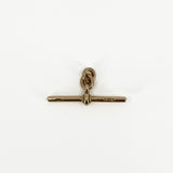 Large Antique 9ct Rose Gold T-Bar Pendant / Charm 375