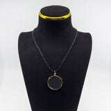 Large Antique 9ct Gold Double Sided Glass Photo Locket 375
