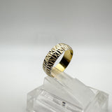 Vintage Diamond Cut Sterling Silver 925 Ring Size O - P *