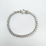 18ct White Gold 4.50ct Diamond Line Tennis Bracelet