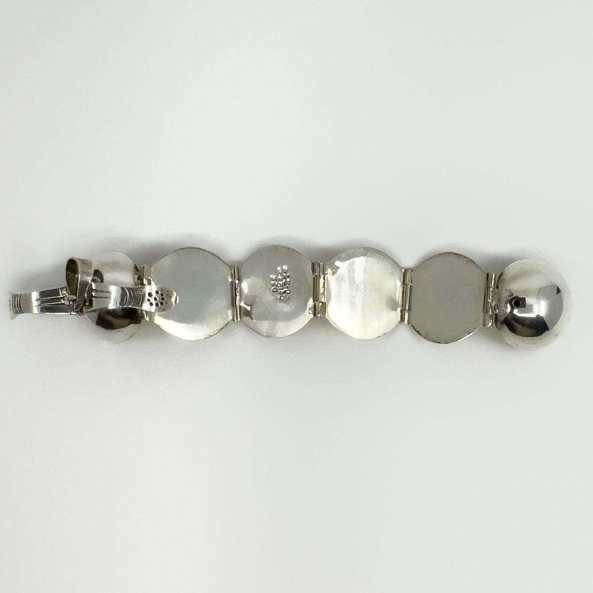 Vintage Sterling Silver Chunky Orb Photo Locket 925 Heavy 20g
