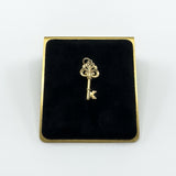 Large Vintage 10ct Gold Key Pendant / Charm