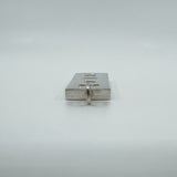 Large Chunky Vintage Sterling Silver Ingot Pendant (Sheffield 1976) 31g