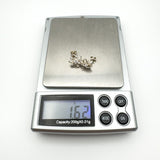 CZ Star Set Stud Earrings in Sterling Silver 925