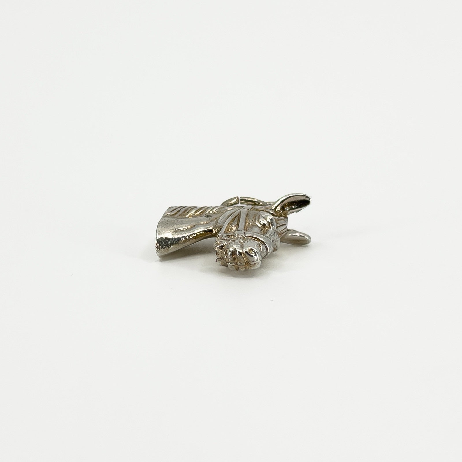 Chunky Vintage Sterling Silver Horse Head Charm / Pendant 925