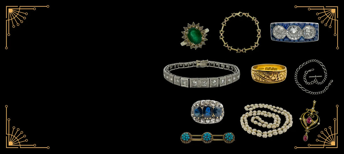Antique and vintage jewellery including rings, bracelets, pearls and brooches from Ps Its Vintage
