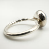 Pandora Aqua Blue Poetic Droplet Ring in Sterling Silver 925 Size 52 L - M