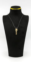 Vintage 9ct Gold Albertina Tassel Padlock Charm 375 Birmingham 1994
