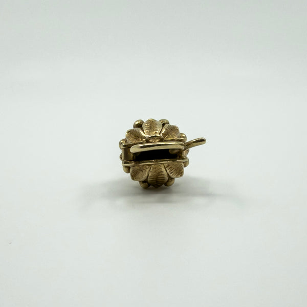 Vintage 9ct Gold Albertina Tassel Padlock Charm 375 Birmingham 1994