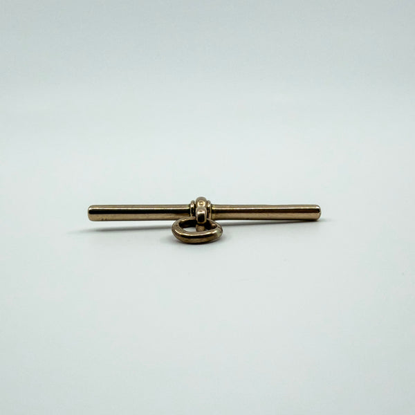 Large 9ct Rose Gold T Bar Charm Pendant 375