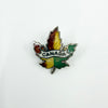 Vintage Sterling Silver Enamel Canada Maple Leaf Brooch