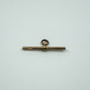Large 9ct Rose Gold T Bar Charm Pendant 375