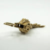 Vintage 9ct Gold Albertina Tassel Padlock Charm 375 Birmingham 1994