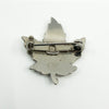 Vintage Sterling Silver Enamel Canada Maple Leaf Brooch