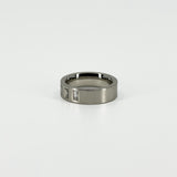 Chunky Platinum 0.90ct Diamond Baguette Cut Band / Ring 950 Size P UNISEX
