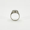 Vintage Sterling Silver Engraved Secret Locket Ring 925 Size P