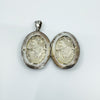 Vintage Sterling Silver  Double Sided Portrait Locket 925