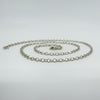Vintage Sterling Silver 18” Belcher Chain / Necklace 925