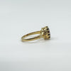 Vintage 9ct Gold 2ct Amethyst Solitaire Ring Size O - P (Birmingham 1994)