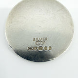 Large Vintage 1969 Sterling Silver St. Christopher Pendant 925 by Georg Jensen
