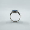 Vintage Sterling Silver Wedgewood Blue Jasper Ware Cameo Ring 925 Size M N 1982