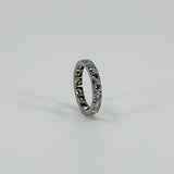 Vintage Platinum 2ct Diamond Full Eternity Band / Ring 950 Size K