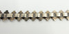 Antique Victorian Silver Reversible Floral Engraved 18" Book Chain 900
