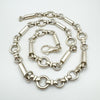 Unusual Chunky Fancy Link 24” Chain in Sterling Silver 925 Heavy 111g Unisex