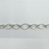 Vintage Sterling Silver Unusal Fancy Link 16" Chain 925 (London 2000) Millennium