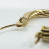 Vintage 14ct Gold Small Chunky Twisted Hoop Earrings 375