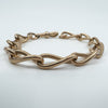 Antique 9ct Rose Gold Oval Links Bracelet