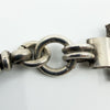 Antique Victorian Sterling Silver Reversible 18.5" Book Chain 925