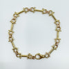 Rare Vintage 9ct Rose & Yellow Gold Horsebit Snaffle Equestrian 8.5” Bracelet 