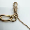 Vintage 9ct Rose Gold Oval Links 8” Bracelet 375 (Birmingham 1945)
