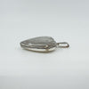 Large Vintage Sterling Silver Foliate Engraved Heart Photo Locket / Pendant 925