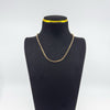 Vintage 9ct Rose Gold 15.8” Belcher / Rolo Chain Necklace 2x Dog Clips 375 10.5g