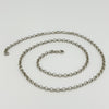 Vintage Sterling Silver 23” Rolo Links Chain / Necklace 925