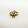 Vintage 9ct Gold Heart CZ Pendant 