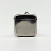 Large Antique 1904 Sterling Silver Reversible Vesta Case Engraved Locket 925