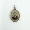 Antique 9ct Rose Gold Double Sided Glass Photo Locket 375 Chester 1902