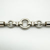 Unusual Chunky Fancy Link 24” Chain in Sterling Silver 925 Heavy 111g Unisex