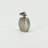 Chunky Sterling Silver Vintage Engraved Perfume / Poison Bottle Pendant 925