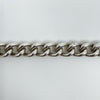 Sterling Silver Chunky Curb Links 7.5” Bracelet & T-Bar Toggle 925 36g