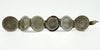 Vintage Sterling Silver Chunky Orb Photo Locket 925 