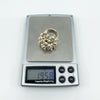 Articulated Large Sterling Silver Beaded Ball Bobble Ring Size P 