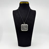 Large Antique 1904 Sterling Silver Reversible Vesta Case Engraved Locket 925