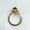 Vintage 9ct Amethyst Solitaire Ring Size